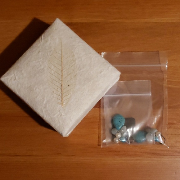 Aqua Blue NOVICA Earrings NWT - Picture 2 of 7